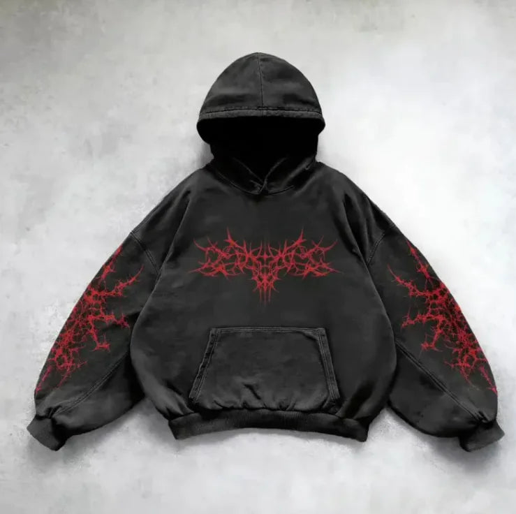 HAVV1 Gothic Wings Hoodie