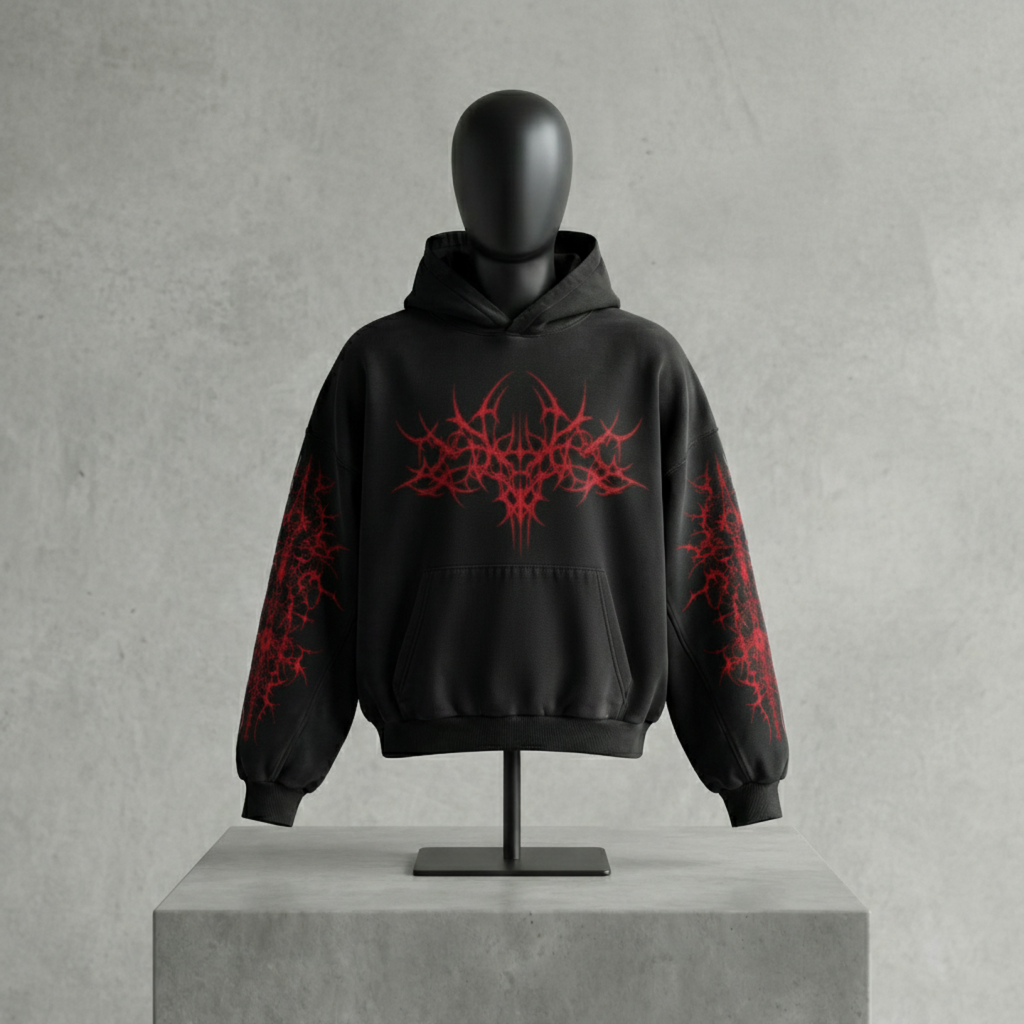 HAVV1 Gothic Wings Hoodie